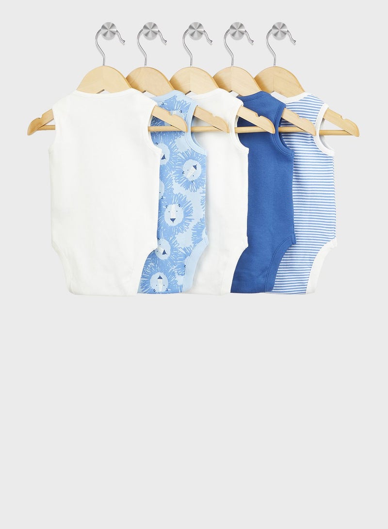 mothercare Kids 5 Pack Bodysuits  - Image 2