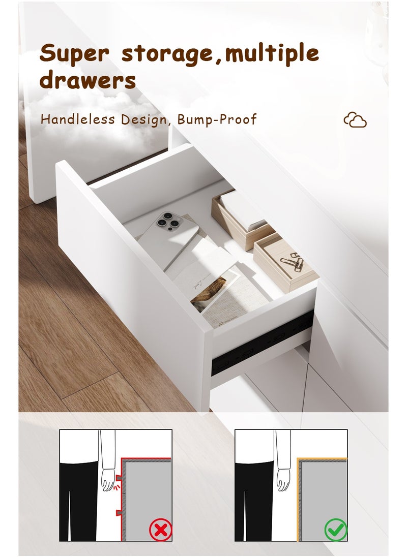 Bedroom Set Adjustable Dressing Table With Mirror Wooden Make Up Table With Led Light