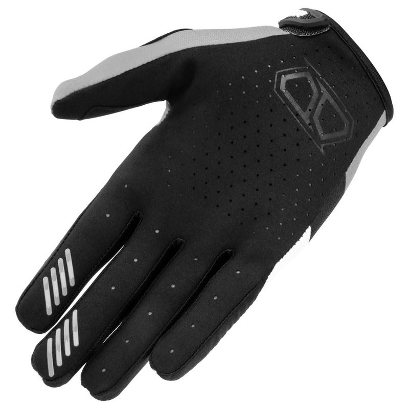 MSR NXT Air MTB Mountain Bike Dirt Bike Motocross MX BMX Outdoor Sports ATV UTV Powersports Riding Gloves for Men and Women Glove Medium White/Black - Image 2