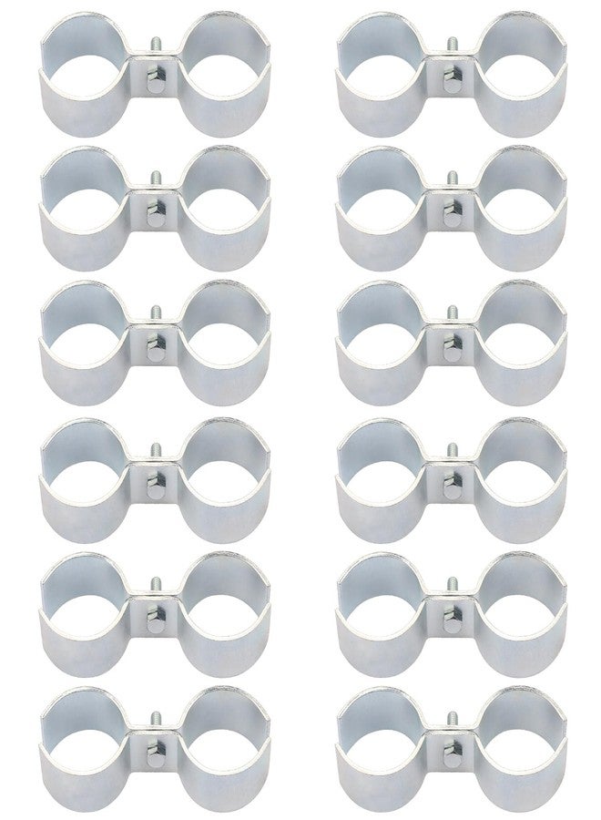 GENHAKON 12 Packs 1 Inch Kennel Clamps, Saddle Clamps, dog kennel clamps, by GENHAKON - Image 1