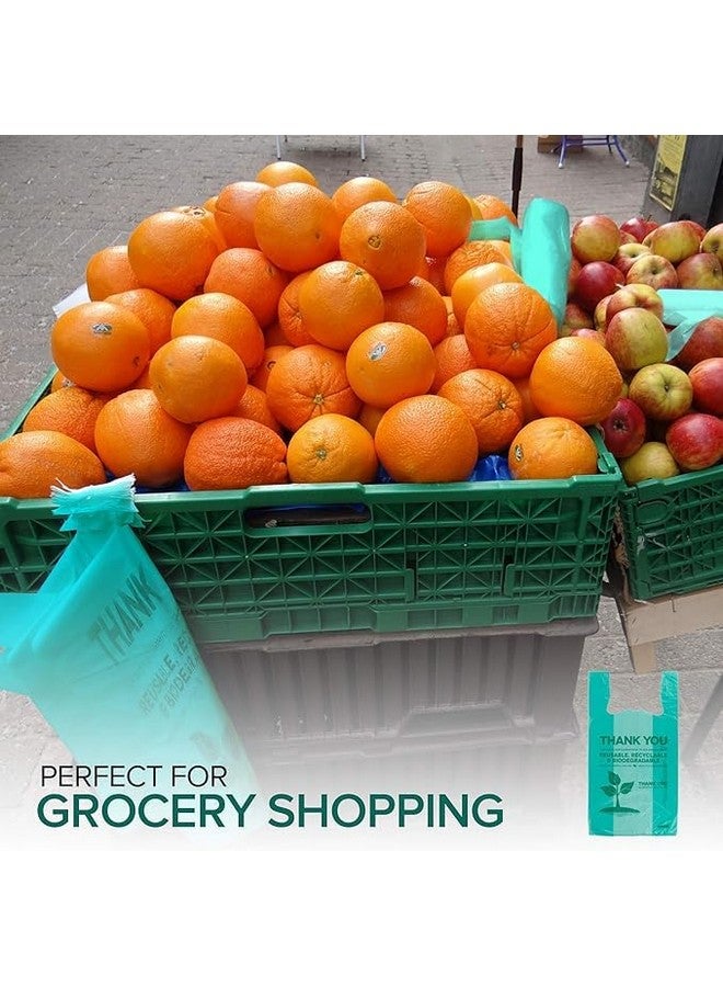 Stock Your Home Stock Your Home Eco Grocery Bags (100 Count) Grocery Bags - Reusable Supermarket Thank You Shopping Bags, Recyclable T Shirt Bags, Small Trash Can Bags - Image 4