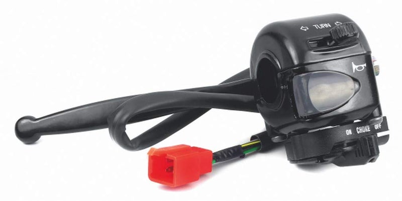 Sw-0681D Handle Bar Switch- Lever Assembly - Left Side, With 1 Wire Coupler, Kick Start For Bajaj-Boxer Ar