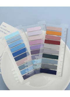Generic Morandi Color Convenience Sticker Ins Style Cute Set Color Self Adhesive Notebook  - Image 3