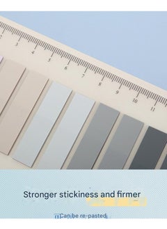Generic Morandi Color Convenience Sticker Ins Style Cute Set Color Self Adhesive Notebook  - Image 5