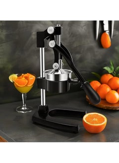 Manual juicer,Manual Fruit Press Juicer,Commercial Citrus Juicer,Professional Manual Lemon Squeezer for Lemon, Pomegranate,Orange Juice | Heavy Duty Hand Press Fruit Juicer and Lime Squeezer Stand