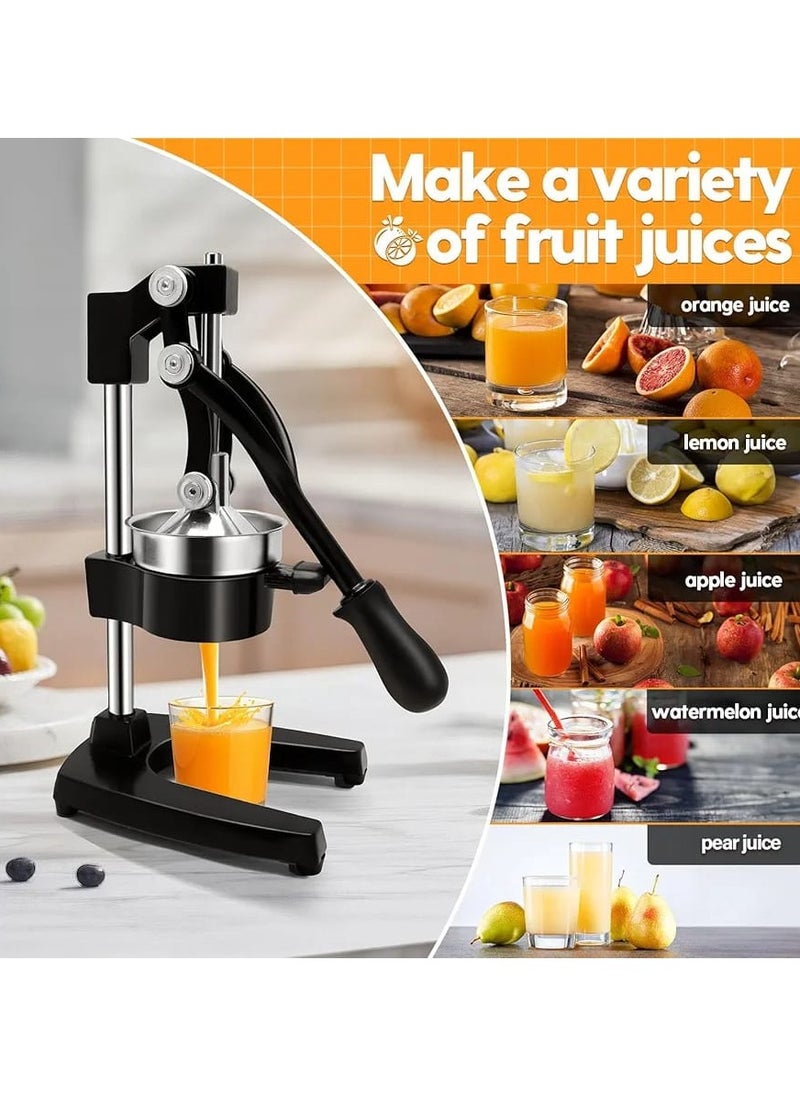 Generic - Manual juicer,Manual Fruit Press Juicer,Commercial Citrus Juicer,Professional Manual Lemon Squeezer for Lemon, Pomegranate,Orange Juice | Heavy Duty Hand Press Fruit Juicer and Lime Squeezer Stand - Image 1