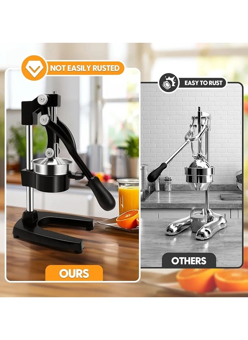 Generic - Manual juicer,Manual Fruit Press Juicer,Commercial Citrus Juicer,Professional Manual Lemon Squeezer for Lemon, Pomegranate,Orange Juice | Heavy Duty Hand Press Fruit Juicer and Lime Squeezer Stand - Image 1