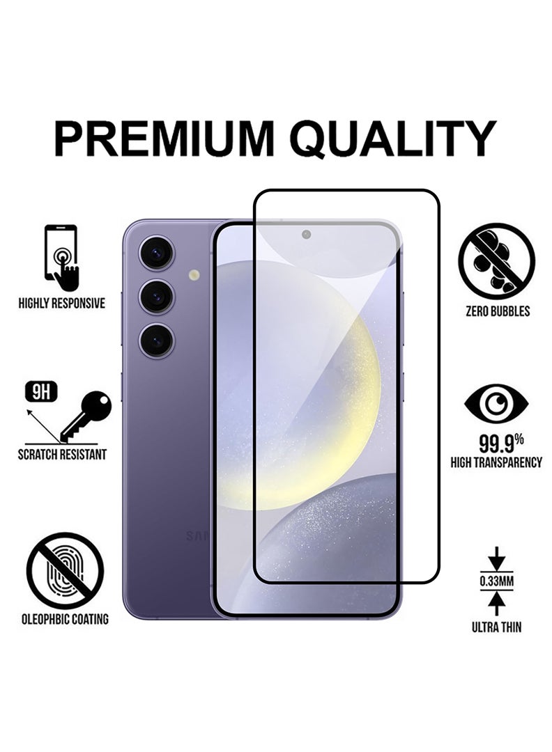 Theodor Tempered Glass Screen Protector With 9H hardness For Samsung Galaxy S24 - Image 2