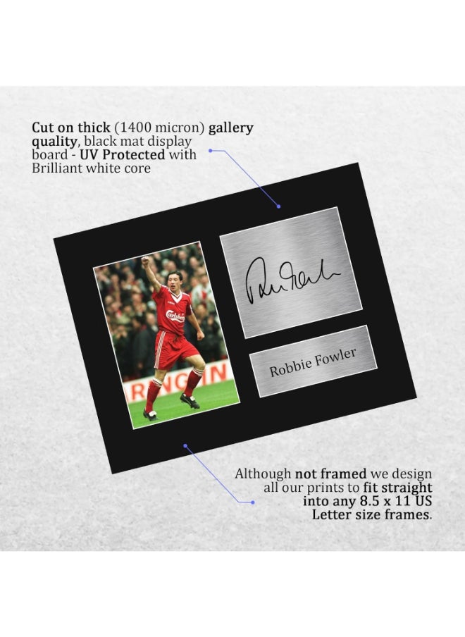 HWC Trading HWC Trading Robbie Fowler Gifts Signed Printed Autograph Liverpool Photo Display  - Image 3