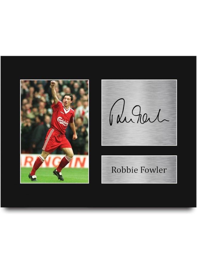 HWC Trading HWC Trading Robbie Fowler Gifts Signed Printed Autograph Liverpool Photo Display  - Image 1