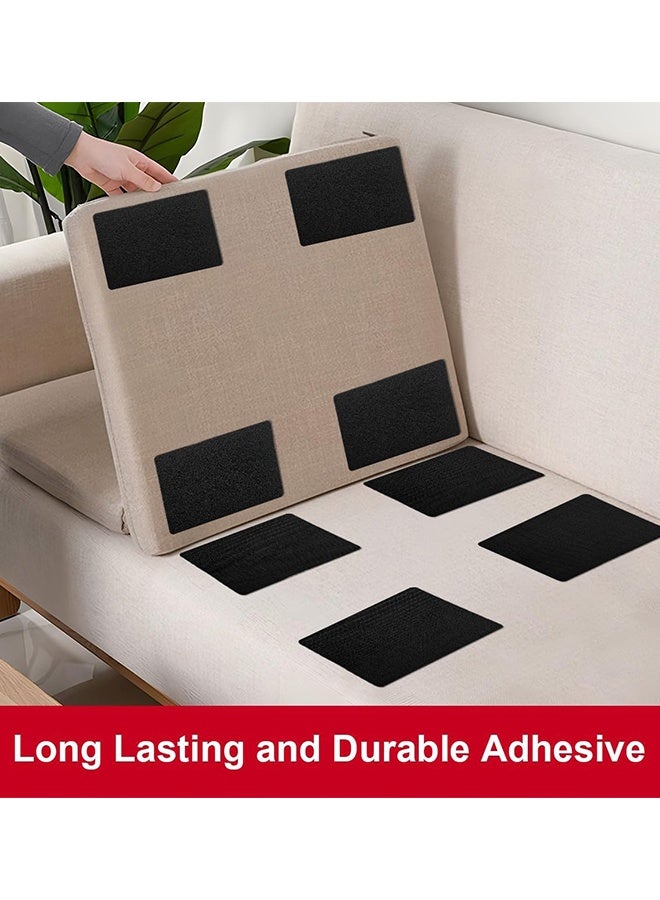 Sweet Life 1.97x3.94 inch Hook and Loop Strips with Adhesive, Nylon Heavy Duty Hook and Loop Tape, Excellent Grip, Interlocking Tape, for Sewing, Crafting, DIY, Wall Adhesive  - Image 2