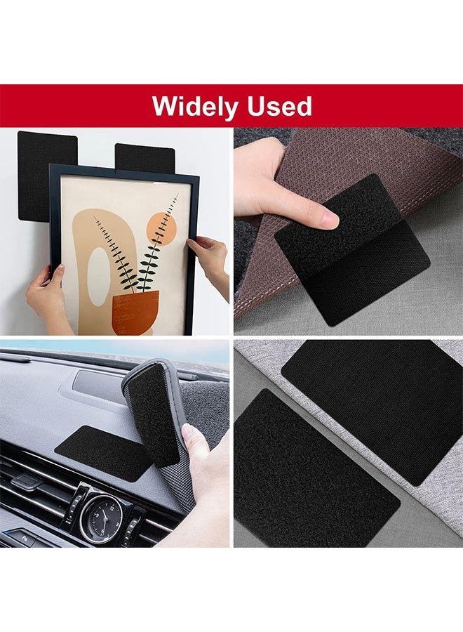 Sweet Life 1.97x3.94 inch Hook and Loop Strips with Adhesive, Nylon Heavy Duty Hook and Loop Tape, Excellent Grip, Interlocking Tape, for Sewing, Crafting, DIY, Wall Adhesive  - Image 4
