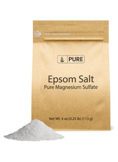 PURE ORIGINAL INGREDIENTS Pure Original Ingredients Epsom Salt (4 oz) Pure Magnesium Sulfate, Food Grade, Soaking Solution Packaging may vary  - Image 2