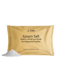 PURE ORIGINAL INGREDIENTS Pure Original Ingredients Epsom Salt (4 oz) Pure Magnesium Sulfate, Food Grade, Soaking Solution Packaging may vary  - Image 3