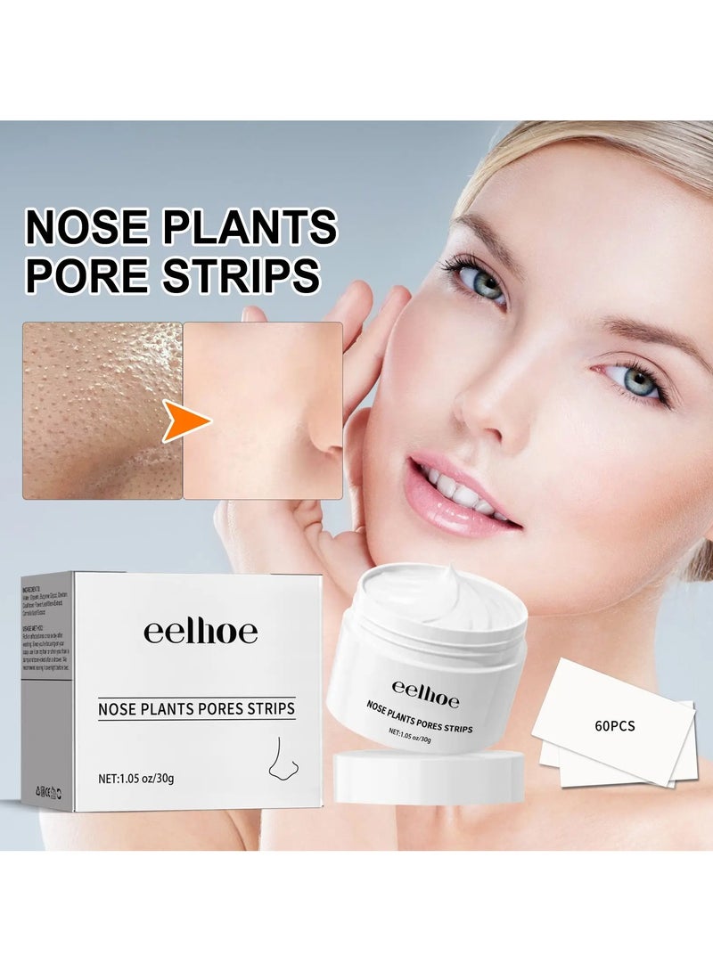 EELHOE Blackhead Mask, Blackhead Cleaning Cream, Effectively Remove Skin Oil, Clean and Repair Pores, Tear Nose Patch for Men and Women - Image 3