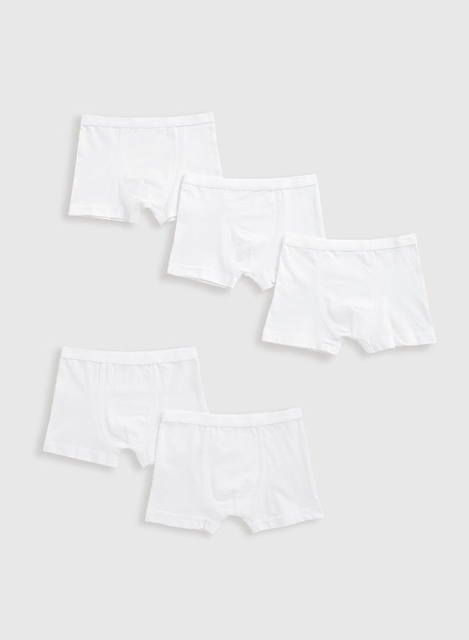 mothercare سروال داخلي أبيض - عبوة من 5 قطع - Image 1