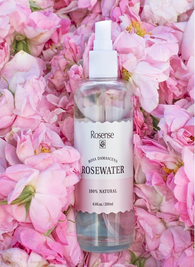 Rosense Rosewater Hydrating Facial Toner/Rose Water Face Mist (6.8 Oz) 2-Pack - Image 4