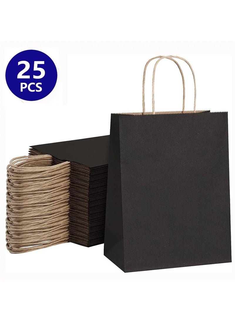 Generic 25 Pcs Black Gift Paper Bag / 23*18*8 cm  - Image 2