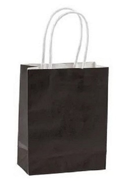 25 Pcs Black Gift Paper Bag / 23*18*8 cm