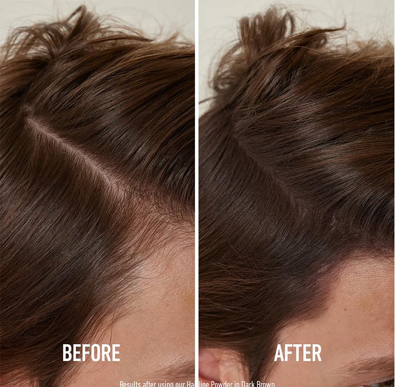 CoverUp Hair Powder Brown Covers Grey Roots Bald Spots - Image 3