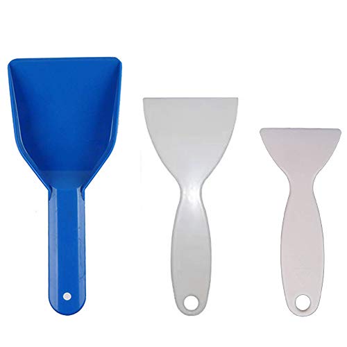 PayPie Plastic Refrigerator Ice Shovel Ice Scraper Snow Remover Cleaning Freezer Frost Shovel Ice Remover Scoop Set of 3 - Image 1