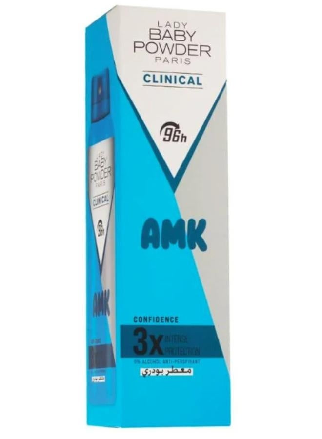 AMK Lady Baby Powder AMK Clinical Powdery Scent - 150 ml  - Image 1