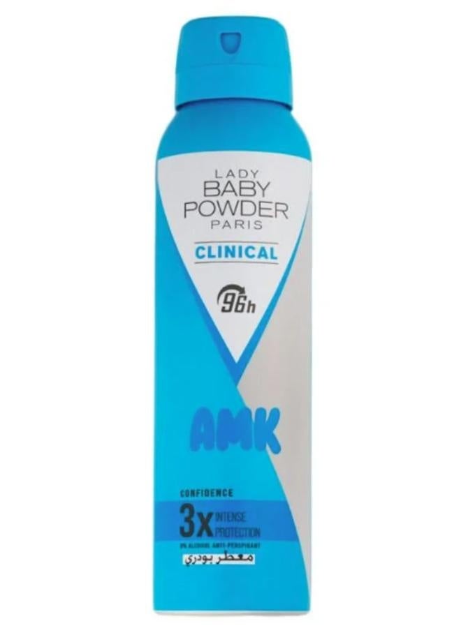 AMK Lady Baby Powder AMK Clinical Powdery Scent - 150 ml  - Image 2