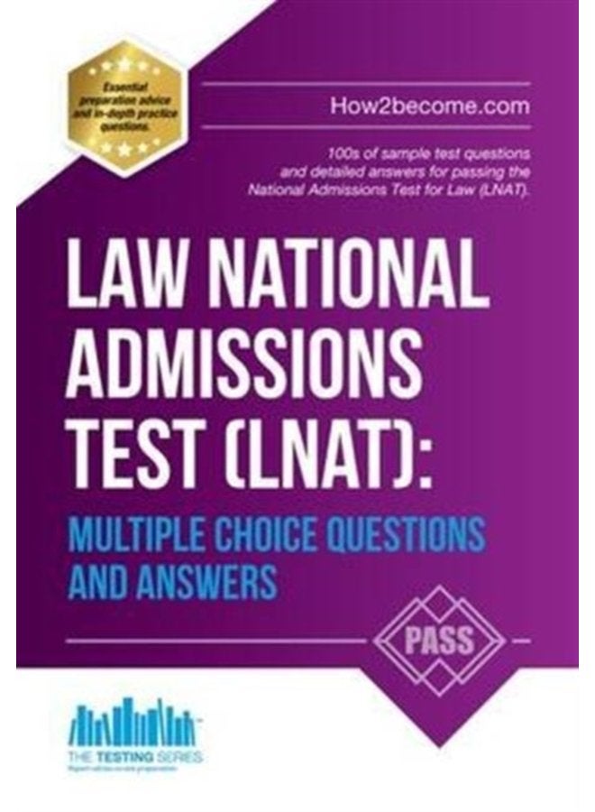 Law National Admissions Test LNAT Multiple Choice Questions and Answers 1 - Paperback