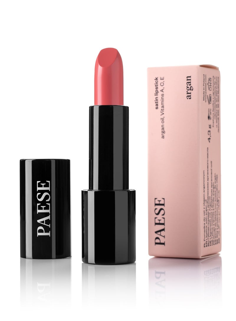 Paese Argan Oil Lipstick with Luminous Finish, Vitamin A, C, E, 75 Nude Coral  - Image 1