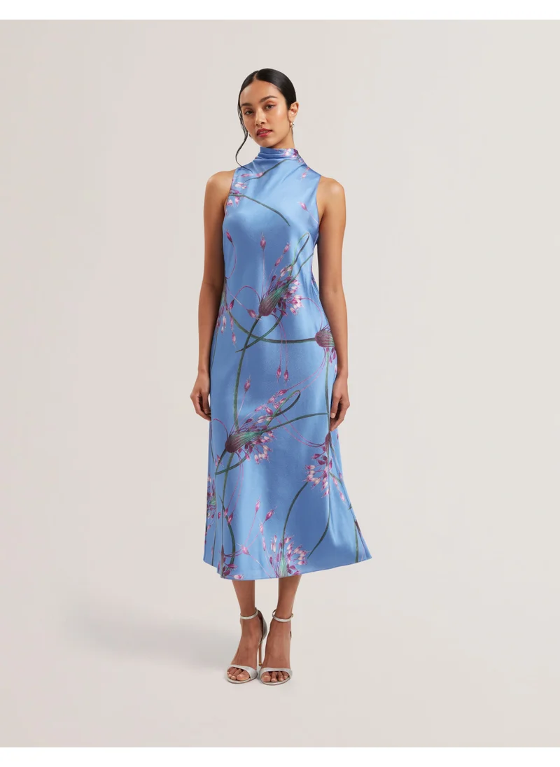 تيد بيكر Printed Cowl Neck Dress