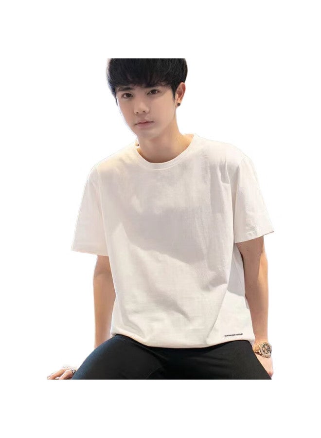 Pull Back Warrior Short Sleeve T-Shirt Men'S Cotton Round Neck Printed Base Shirt Men'S Summer Fashion Casual All-Match Top Breathable Men'S Clothing - Image 2