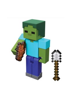 MINECRAFT Minecraft Craft-A-Block Zombie Core Figure  - Image 3