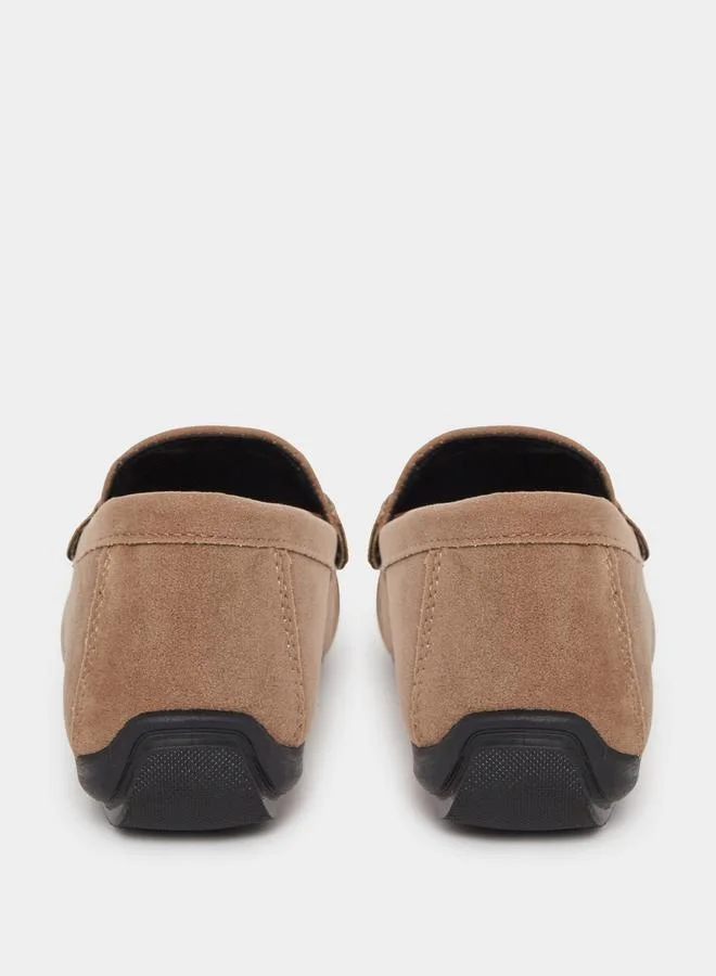 Styli Solid Slip-On Loafers