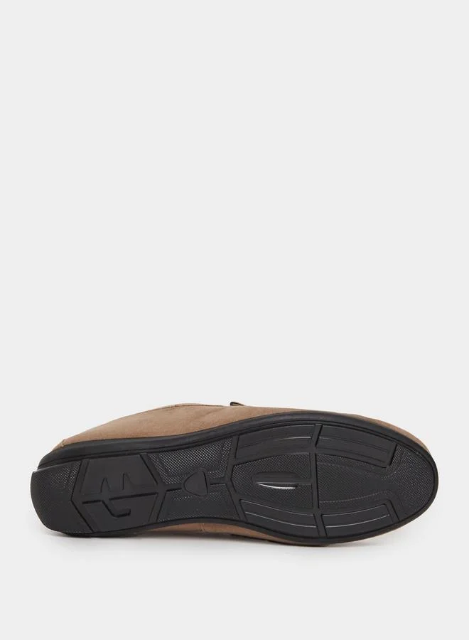 Styli Solid Slip-On Loafers