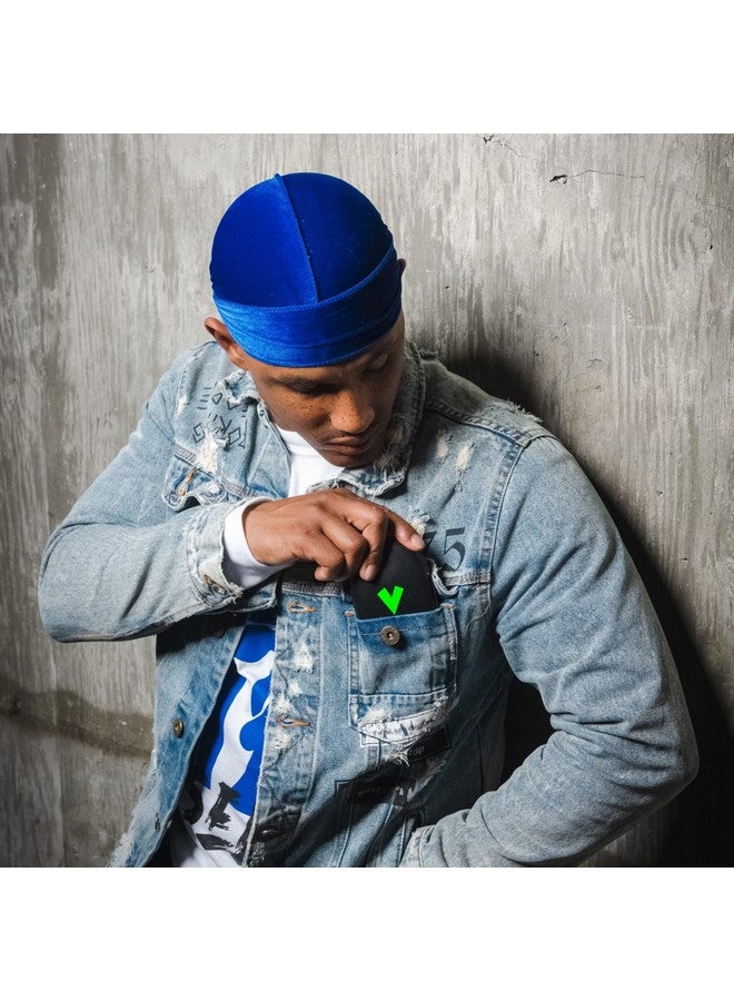 Veeta Superior Wave Brush Palm Wave Brush For Men 360 With Protective Cover 100% Synthetic Flex Bristles Curved Wave Brush Designed To Deepen & Define Wave Pattern (Medium) - Image 4