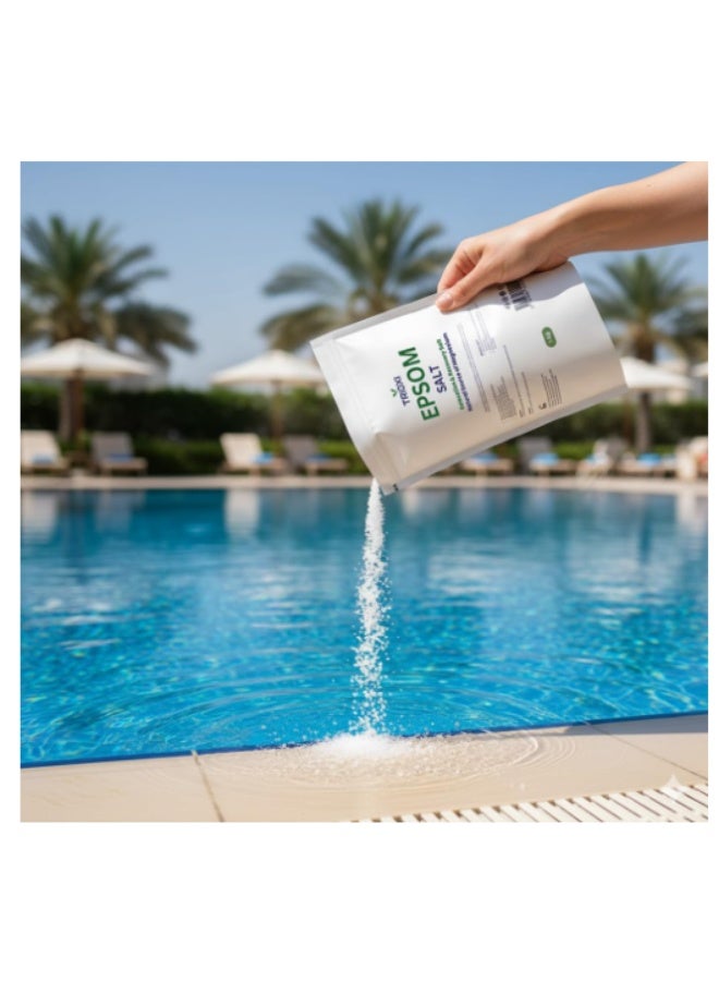 Trioxi Epsom Salt – Pure Magnesium Sulfate Crystals – Relaxing Bath Soak, Foot Soak & Natural Remedy – Premium Quality (500 Gram) - Image 4