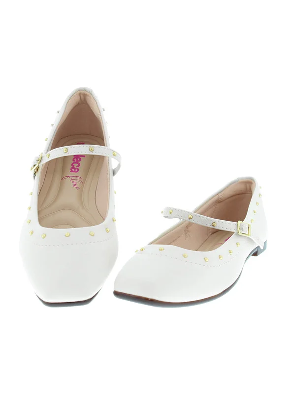 MOLECA Stylish Ballerina Shoes for Women and Girls – Lightweight Flat Slip-On Flats | Casual Comfort Shoes | Soft Insole Dressy Footwear | Ideal for Office, School, Travel & Daily Wear