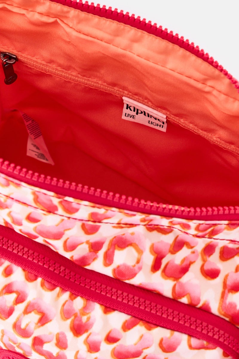 kipling Women Animal Print Cross Body Bag With Keyring, Multicolor - Image 3