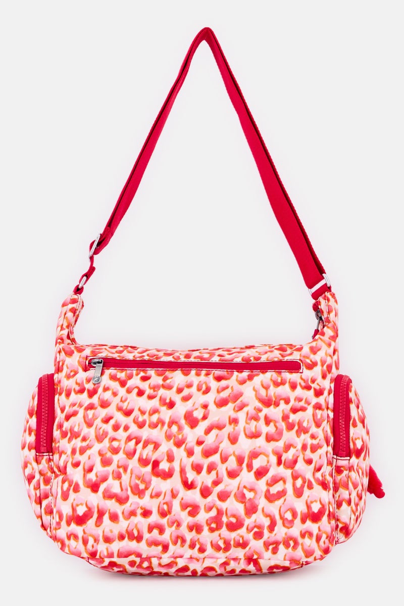 kipling Women Animal Print Cross Body Bag With Keyring, Multicolor - Image 2