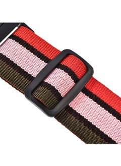 Rubik 78 Inch Heavy Duty Luggage Strap with Password Adjustable Travel Packing Belt for Bag Baggage Suitcase Safety (2 Pack Red/White)  - Image 4