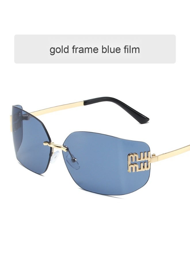Vintage American Round and Square Frame Curved Sunglasses
