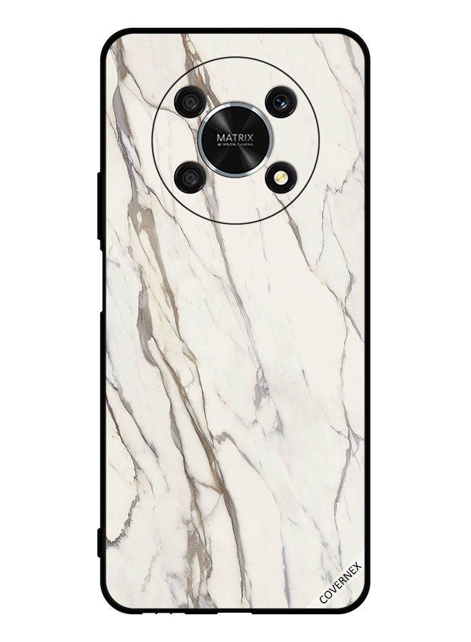 Covernex Protective Case Cover For Honor X9 5G Cracked Marble Pattern Classic - Image 1