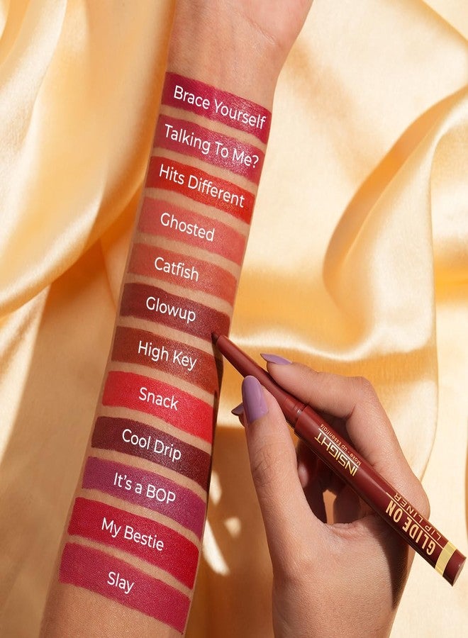 INSIGHT Glide On Lip Liner - High Key| Intensely Pigmented | Ultra Smooth Texture | Long lasting Formula | Weightless Formula - 0.3 g - Image 5