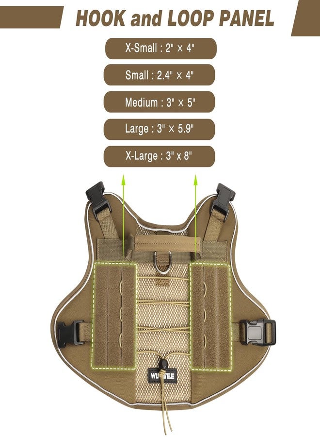 WINSEE Service Dog in Training Mesh Harness with 10 Pet Patches, Soft Air Mesh Breathable Tactical Dog Molle Vest, Reflective Military Pet Vest for Walking Hiking for Medium Dogs - Image 5