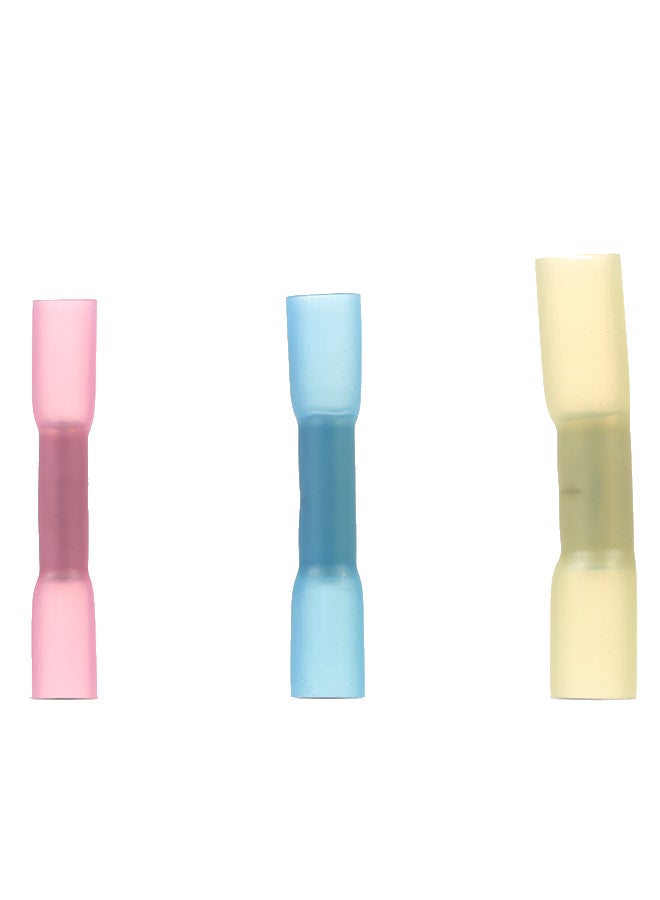 NIBEMINENT 100-Piece Solder Seal Wire Butt Connector Terminals Multicolour - Image 2