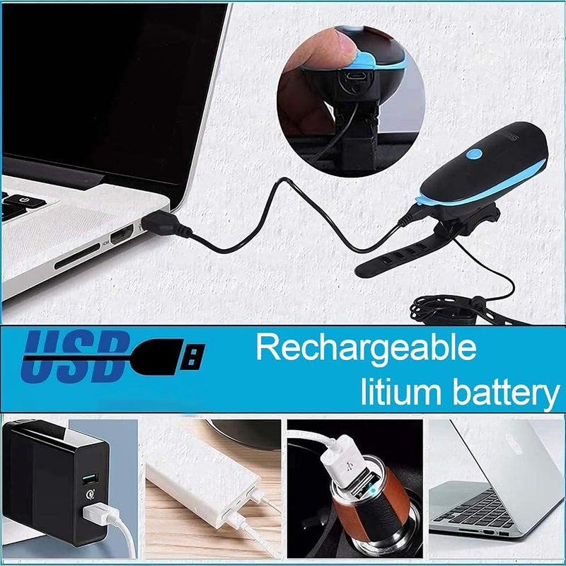 جود تول مجموعة أضواء دراجة قابلة لإعادة الشحن عبر USB - Image 2