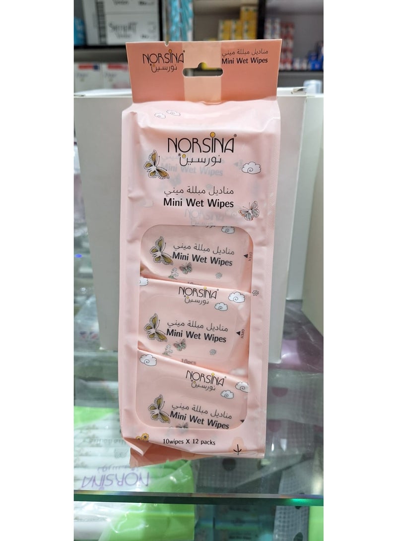نورسينا نورسين مناديل مبللة ميني