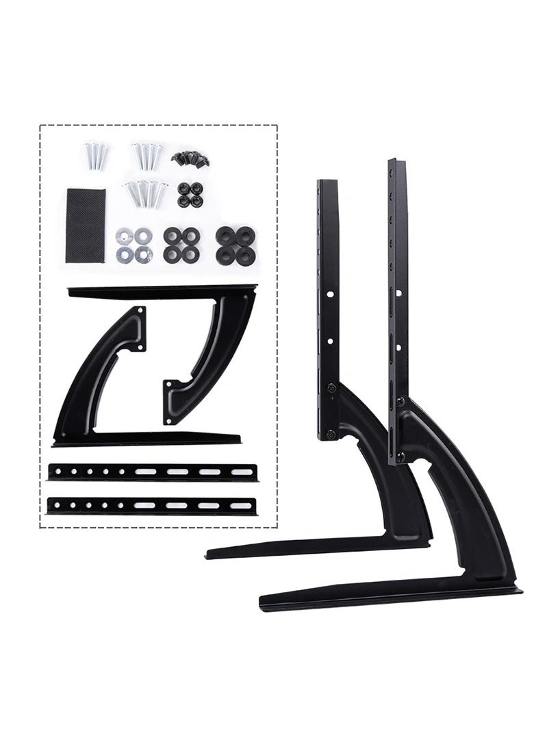 Universal TV Stand Mount Table Top Pedestal For 32-75 Inch LCD/LED/Plasma TV Height Adjustable TV Legs For Screen Monitor Bracket