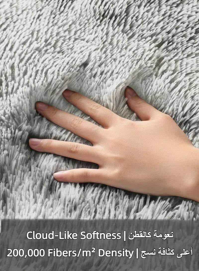 CHU DAI Luxury Large Area Rug Hotel Grade Ultra Soft Plush Fuzzy Non-Slip Carpets for Nursery  Living Room Bedroom Hypoallergenic Baby Safe  - Image 2