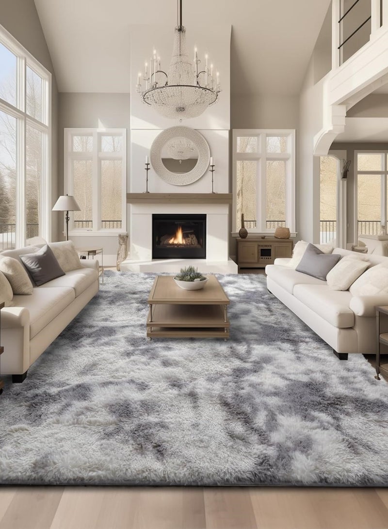 CHU DAI Luxury Large Area Rug Hotel Grade Ultra Soft Plush Fuzzy Non-Slip Carpets for Nursery  Living Room Bedroom Hypoallergenic Baby Safe  - Image 5